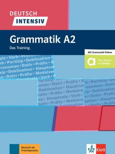 Deutsch intensiv Grammatik A2. Buch + online