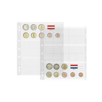 Numis Münzhüllen für 3 x Euro Kursmünzensatz