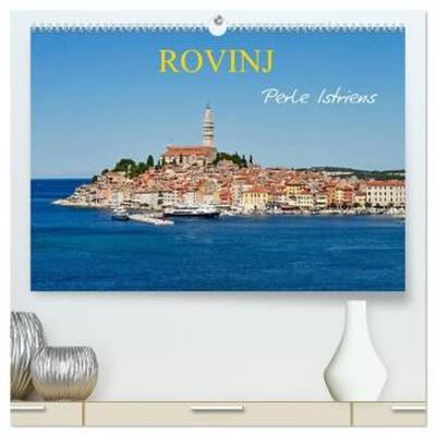 Rovinj, Perle Istriens (hochwertiger Premium Wandkalender 2026 DIN A2 quer), Kunstdruck in Hochglanz