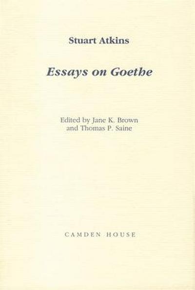 Essays on Goethe