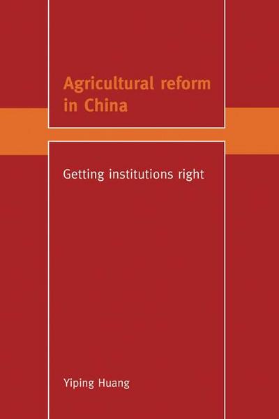 Agricultural Reform in China