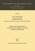 Verfahren der Äquidensitometrie im Hinblick auf die quantitative Auswertung schalloptischer Abbildungen