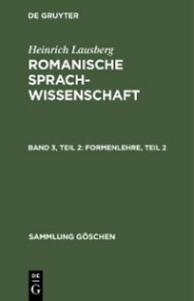 Formenlehre, Teil 2