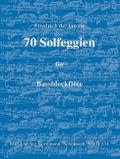 70 Solfeggienfür Bassblockflöte
