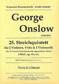 Quintett f-Moll Nr.25 op.61für 2 Violinen, Viola und 2 Violoncello (Kontrabass und Violoncello)