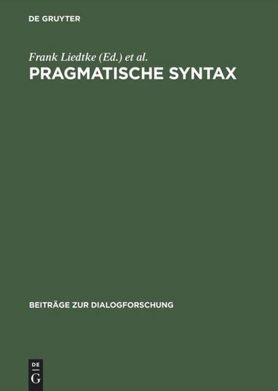 Pragmatische Syntax