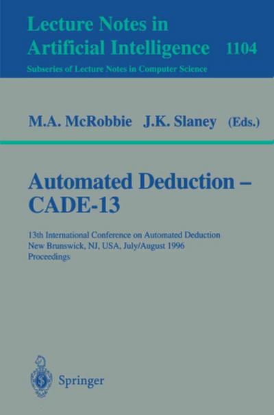 Automated Deduction - Cade-13