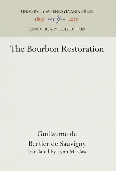 The Bourbon Restoration