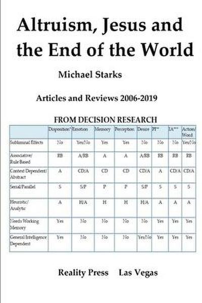 Altruism, Jesus and the End of the World: Articles and Reviews 2006-2019