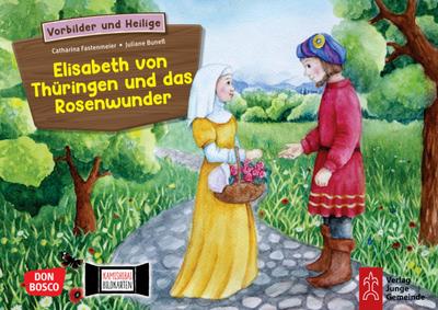 Elisabeth von Thüringen und das Rosenwunder. Kamishibai Bildkartenset