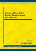 Advanced Research in Design, Manufacturing and Materials