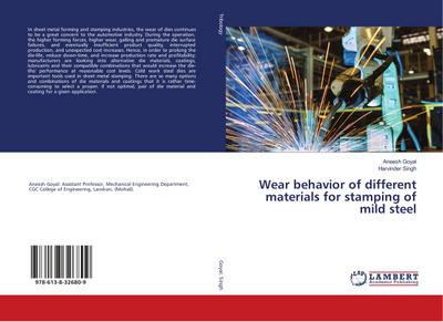 Wear behavior of different materials for stamping of mild steel