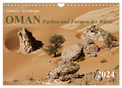 OMAN Farben und Formen der Wüste (Wandkalender 2024 DIN A4 quer), CALVENDO Monatskalender