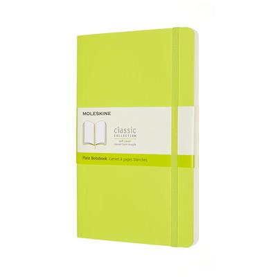 Moleskine Notizbuch XL, Blanko, Weicher Einband, Limetten Grün