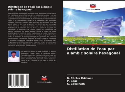 Distillation de l’eau par alambic solaire hexagonal