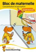 Bloc d’activités préscolaires à partir de 5 ans pour garçons et filles, Concentration et perception