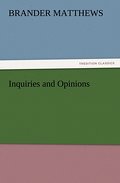 Inquiries and Opinions