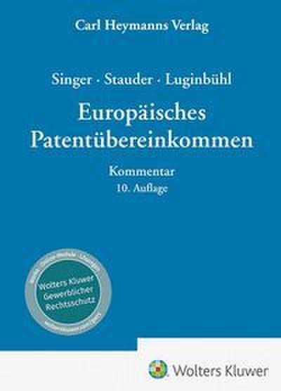 Europäisches Patentübereinkommen (EPÜ) - Kommentar