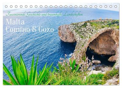 Malta, Comino & Gozo (Tischkalender 2026 DIN A5 quer), CALVENDO Monatskalender