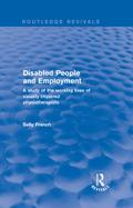 Disabled People and Employment
