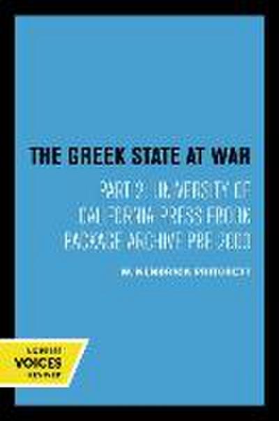 The Greek State at War, Part II