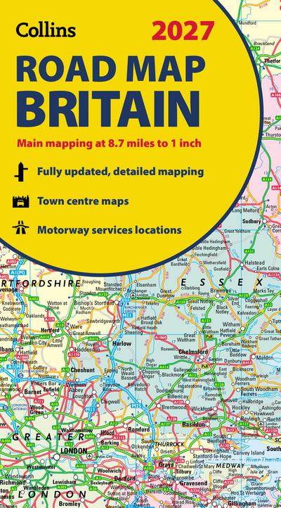 2027 Collins Road Map of Britain