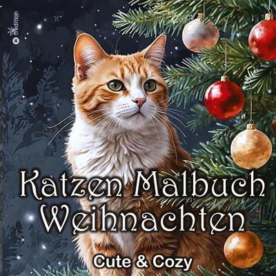 Katzen Malbuch Weihnachten - Katzenmalbuch Weihnachten - Süße Katzen Vintage Katzenwelt