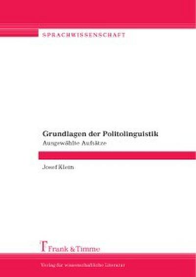 Grundlagen der Politolinguistik