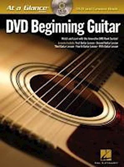 Beginning Guitar Learn to Play Guitar with DVD & Lesson Book Guitar Chords, Riffs & Techniques for Beginners Step-By-Step Hal Leonard Guitar Method with Classic Songs & On-Screen Music Notation