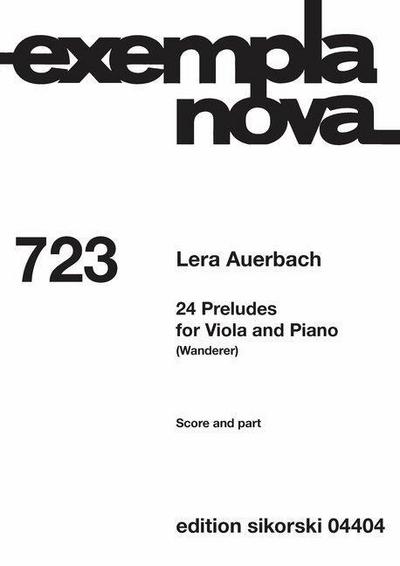 24 Preludes for Viola and Piano