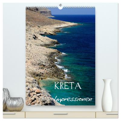 Kreta Impressionen (hochwertiger Premium Wandkalender 2025 DIN A2 hoch), Kunstdruck in Hochglanz