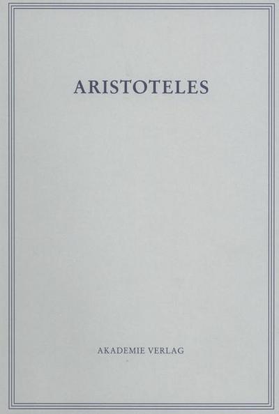Aristoteles. Über die Seele