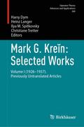 Mark G. Krein: Selected Works