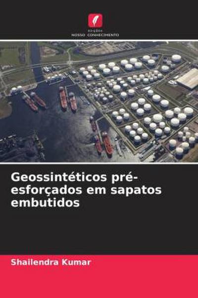 Geossintéticos pré-esforçados em sapatos embutidos