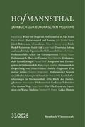 Hofmannsthal Jahrbuch zur europäischen Moderne 33 