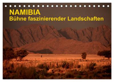 Namibia - Bühne faszinierender Landschaften (Tischkalender 2024 DIN A5 quer), CALVENDO Monatskalender
