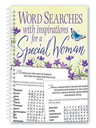 Word Searches with Inspirations for a Special Woman
