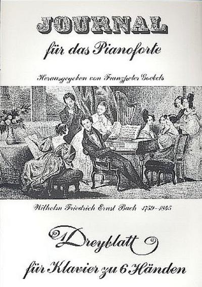 Dreyblattfür Klavier zu 6 Händen