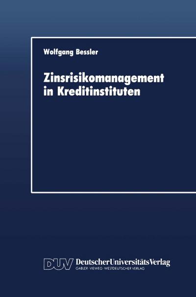 Zinsrisikomanagement in Kreditinstituten