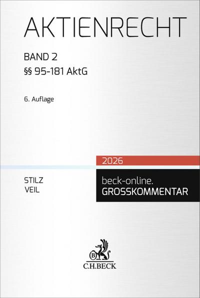 Aktienrecht Band 2: §§ 117-261a AktG