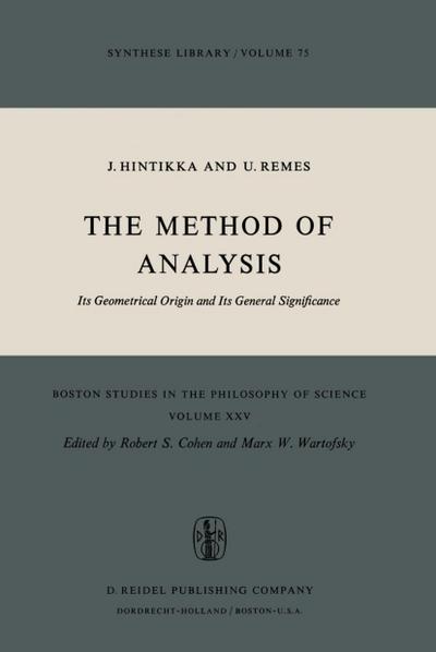 The Method of Analysis
