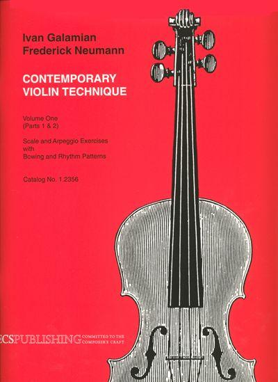 Contemporary Violin Technique - volume 1 (parts 1+2)for violin