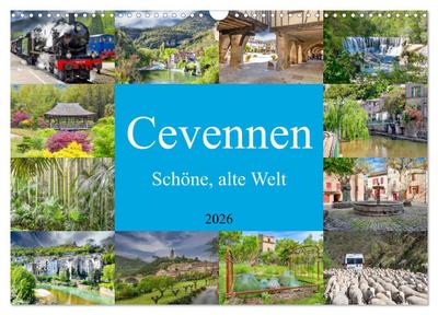 Cevennen - Schöne alte Welt (Wandkalender 2026 DIN A3 quer), CALVENDO Monatskalender