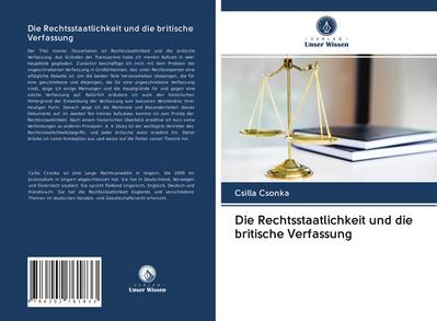 Die Rechtsstaatlichkeit und die britische Verfassung