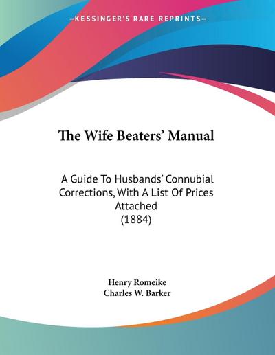 The Wife Beaters’ Manual