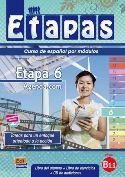 Etapas Level 6 Agenda.com - Libro del Alumno/Ejercicios + CD - Sonia Eusebio Hermira