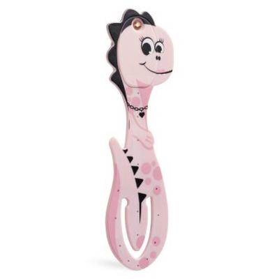 Flexilight Pals Leselicht (Dino) - pink - 2 in 1 Leselampe & Lesezeichen - LED Leselicht - Geschenk für Leser, Buchliebhaber - Deutsche Ausgabe