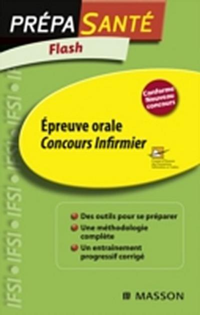 Flash Epreuve orale Concours infirmier