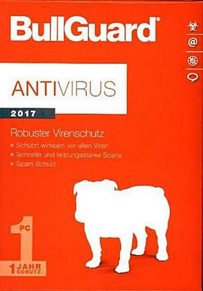 BullGuard Antivirus 2017, 1 DVD-ROM