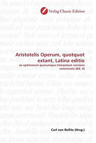 Aristotelis Operum, quotquot extant, Latina editio